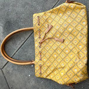 Vintage Yellow Dooney and Bourke Purse